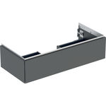 Mueble bajo Geberit ONE para lavabo, con un cajón: Ancho de lavabo=105cm, Lava / Cubierto mate